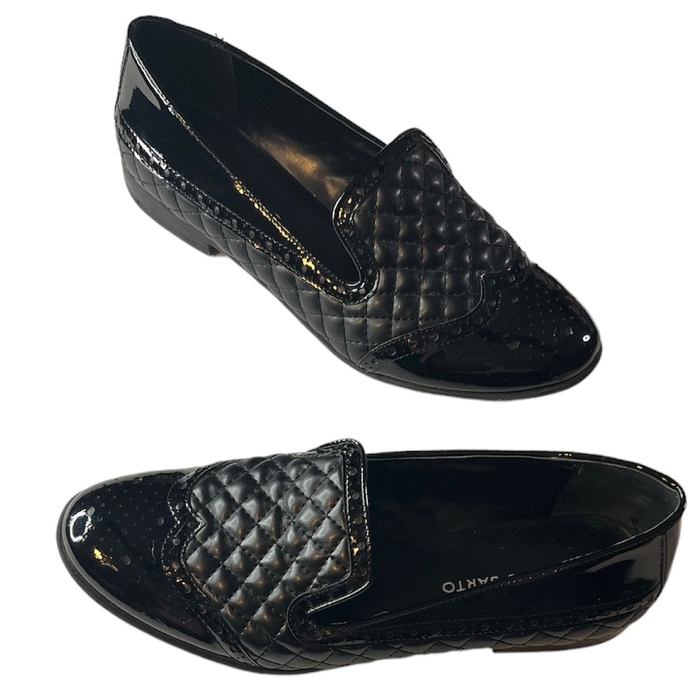 Women’s Franco Sarto Black Loafers L-Tweed2 8M